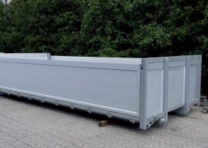 NOPA container for cable and hook lift