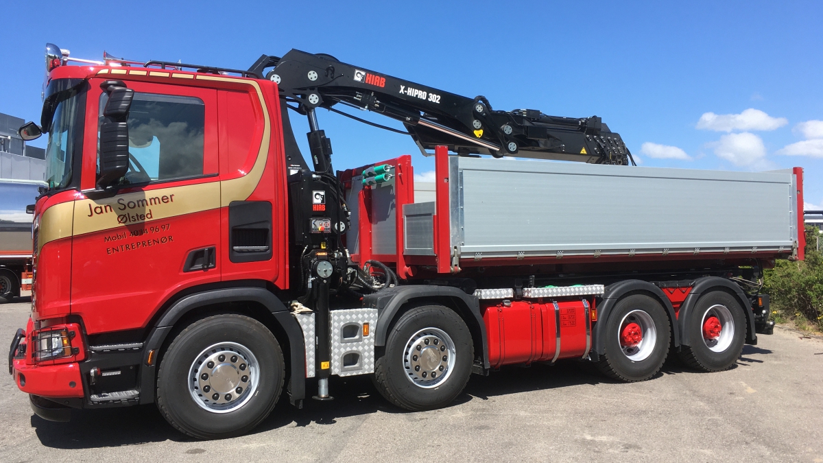 HIAB X-HiPro 302 EP-5 CD + SAWO CLF 432S-3W +  NOPA CPL320