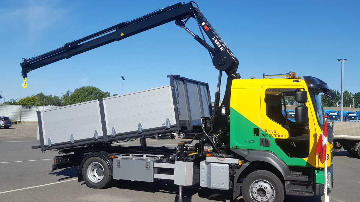 HIAB X-HiDuo 092 E-3 med tippelad + MULTILIFT Ultima 26Z.61